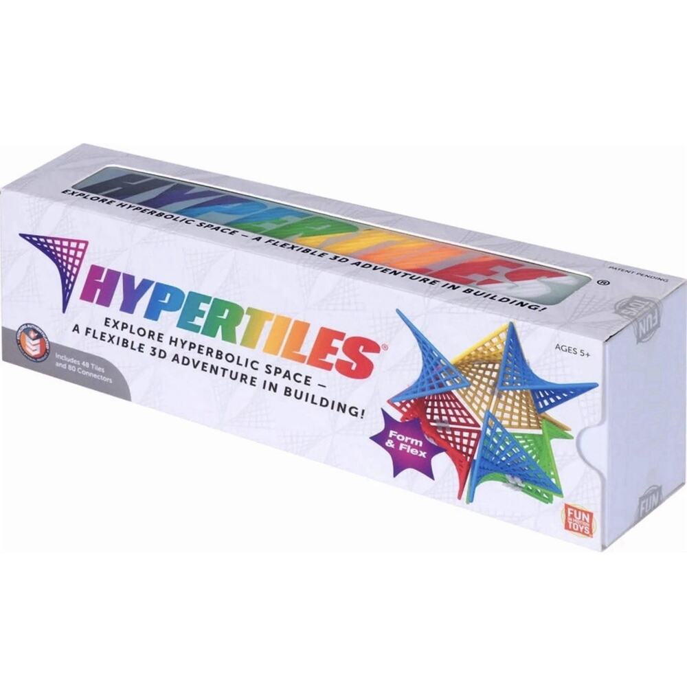 HyperTiles Hyperbolic Building Toy - 3" x 3" STEM Educational 3-Dimensional
